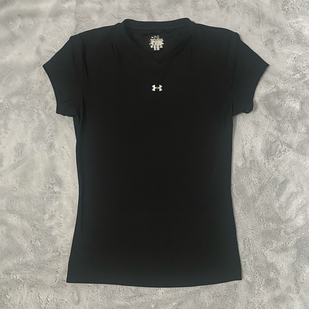 Under Armour Short Sleeve Black Size Large